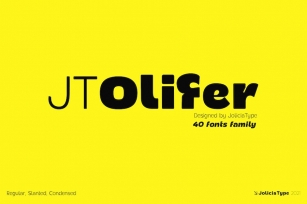JT Olifer | Sans 40 Fonts Family Font Download