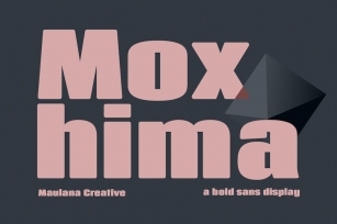 Moxhima Bold Sans Display Font Font Download
