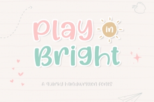 Play in Brigh Font Download