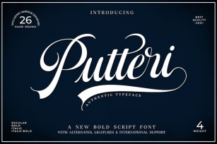 Putteri Script Font Download