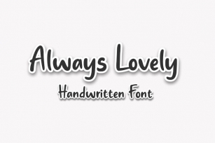 Always Lovely Font Download