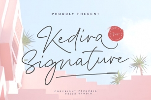 Kedira Signature Font Download