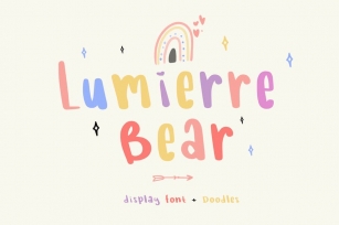 Lumierre Bear | Child Font + Doodles Font Download