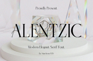 Alentzic - Modern Elegant Serif Font Font Download