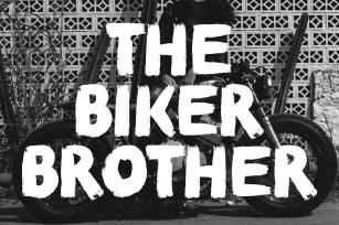 The Biker Brother Font Download