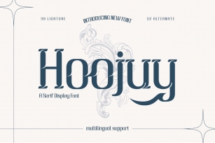 Hoojuy trial Font Download