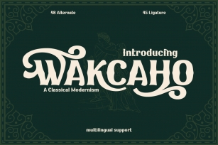 WAKCAH Otrial Font Download