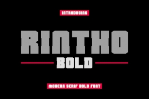 RinthoBold font Font Download