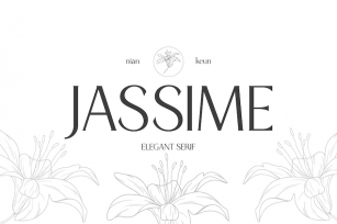 Jassime - Elegant Serif Font Download