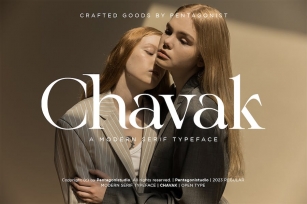 Chavak | Exotic Serif Font Font Download