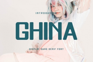Ghina - Display Sans Serif Font Font Download