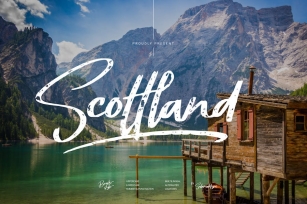 Scottland - Brush Font Font Download