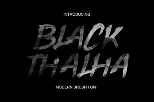 Black Thalha Font Download