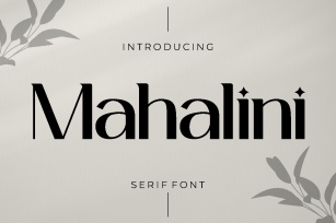 Mahalini Font Download