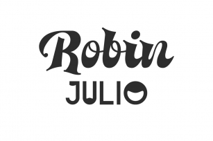 Robin Julio Display Dem Font Download