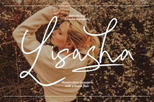 Lisasha Signature Font Download