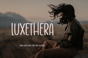 Luxethera - Handwritten Font Font Download