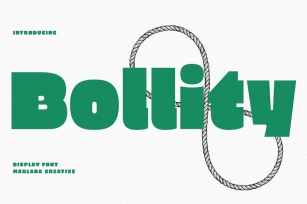 Bollity Heavy Display Font Font Download