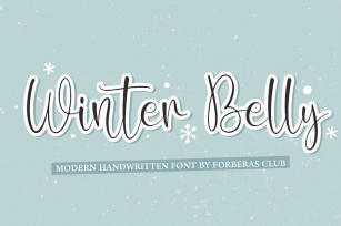 Winter Belly Font Download