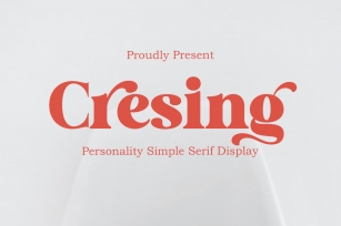 Cresing Font Download