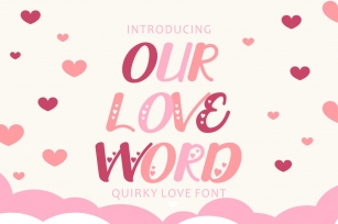 Our Love Word Font Download