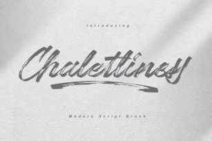 Chaletliness | Modern Script Brush Font Download