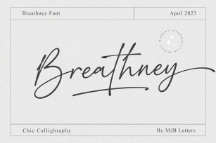 Breathney Font Download