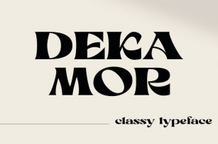 Dekamor - Classy Font Font Download