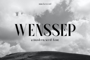 Wenssep - Modern Serif Font Font Download