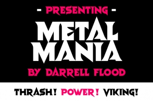 Metal Mania Font Download