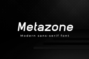 Metazone - Modern Sport font Font Download