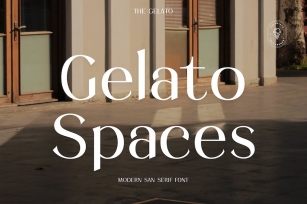 Gelato Spaces Sans Serif Font Font Download