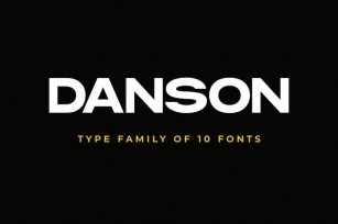 Danson Sans serif Font Family Font Download