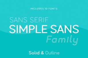 Simple Sans Family Font Font Download