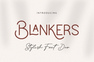 Blankers Stylish Pairs Font Font Download
