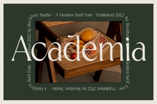 Academia - Modern Stylish Font Download