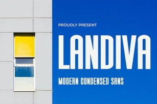 Landiva - Modern Condensed Sans Font Download