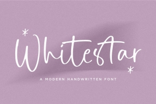 Whitestar Handwriting Font Font Download