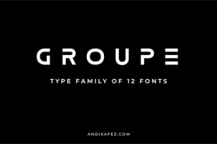 Groupe Sans Serif Font Family Font Download