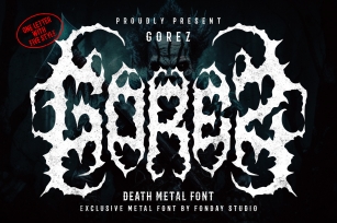 GOREZ METAL Font Download