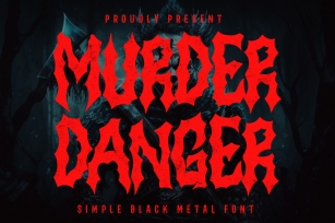 MURDER DANGER Font Download