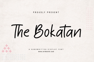 The Bokatan - Scrip Font Download