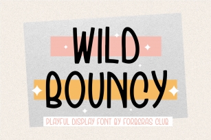 Wild Bouncy Font Download