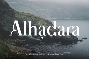 Alhadara | Modern Serif Font Font Download