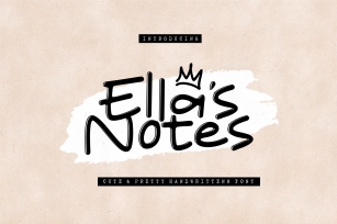 Ella 's Notes Font Download