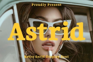 Astrid Font - Modern Serif Font Font Download