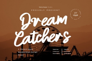 Dream Catchers - Modern Bold Handwritten Script Font Download