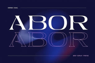Abor - Display Font Font Download