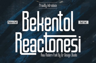 Bekentol Reactonesi Font Download