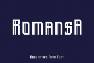 Romansa - Decorative Modern Font Font Download